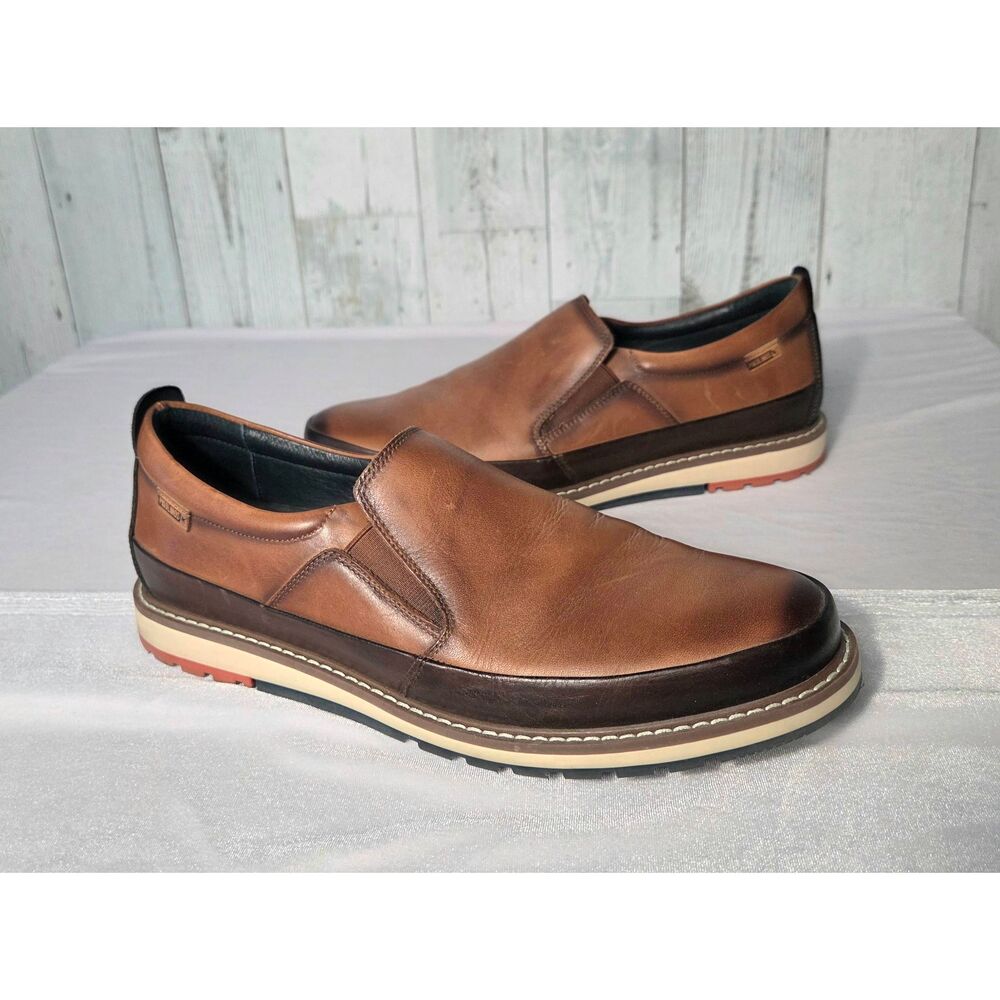 Pikolinos Berna Calfskin Slip-On Loafers in Cuero Sz. 43 / 9-9.5